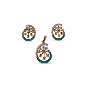 Turquoise Crescent Set