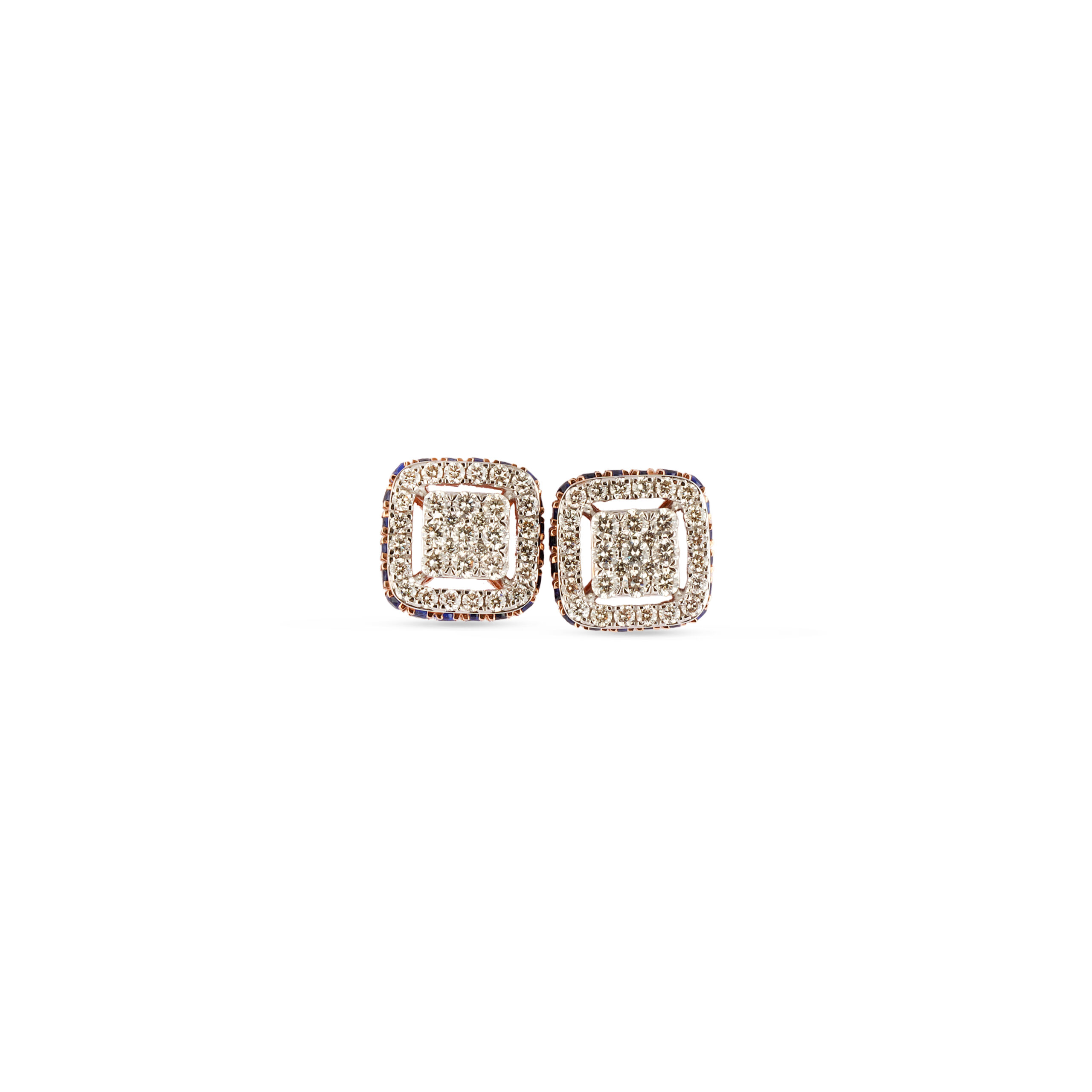 Square Stud Earrings