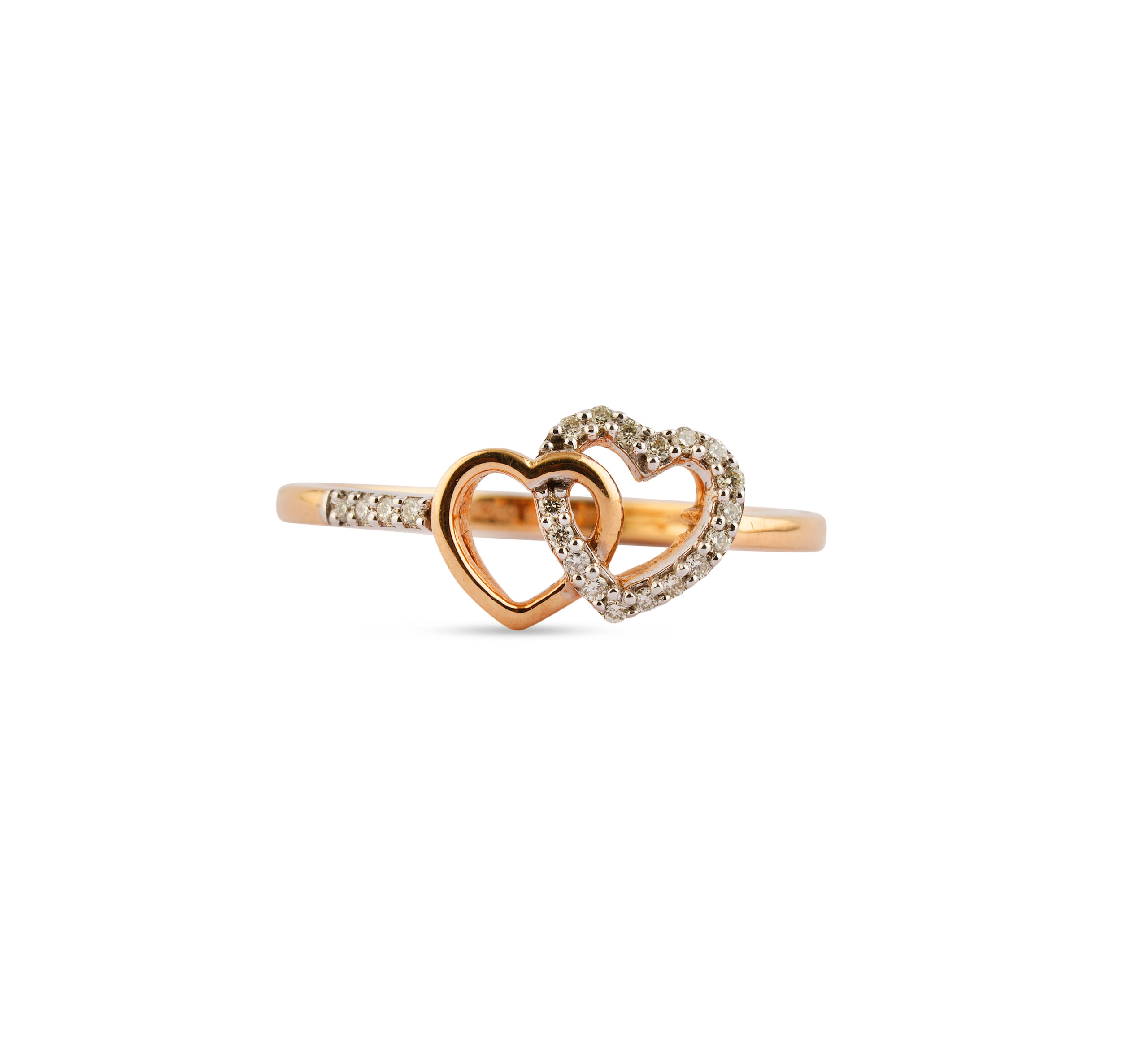 Interlocking Hearts Ring