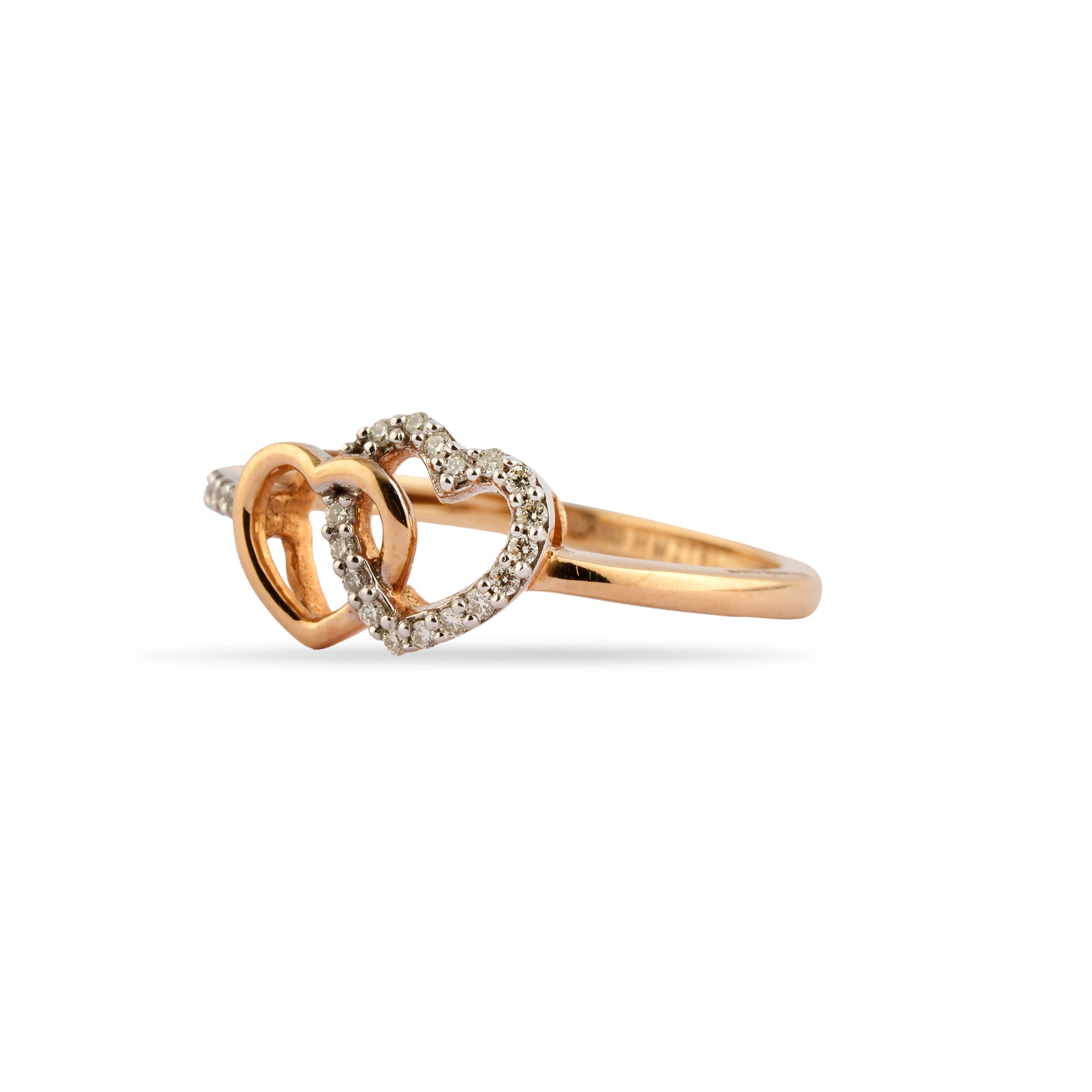 Interlocking Hearts Ring - Image 2