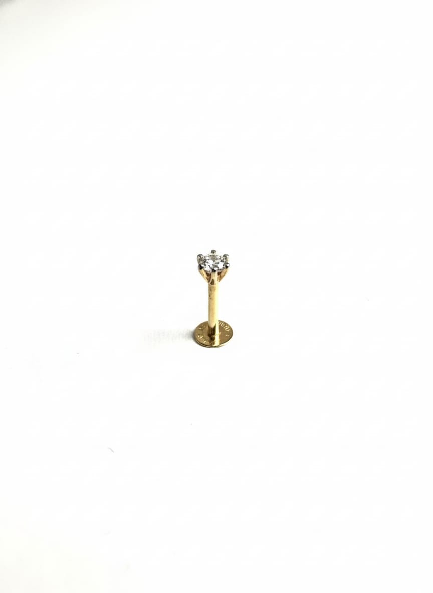 Yellow Gold Nose Screw