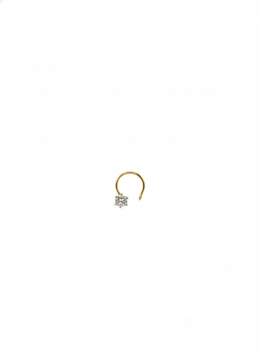 Dainty Gold Nose Pin